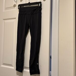 - Lululemon black leggings, size 2, (used)